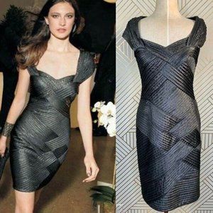 Tadashi Shoji - NEW Women’s (M) Metallic Weave Cocktail Dress